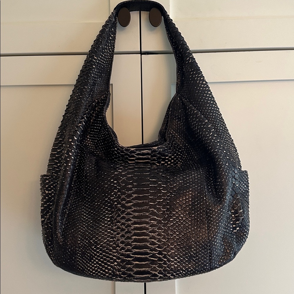 BYRON NEW YORK -GENUINE PYTHON HOBO BAG